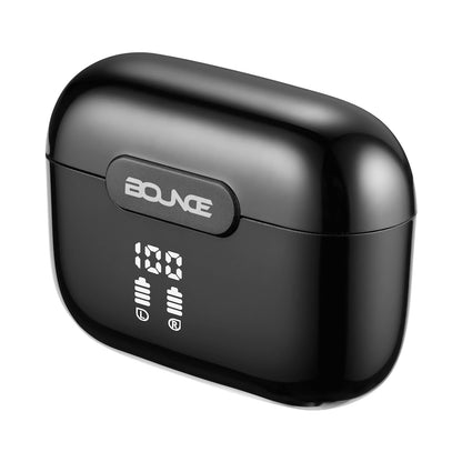 Bounce Aura True Wireless Earphones - Black