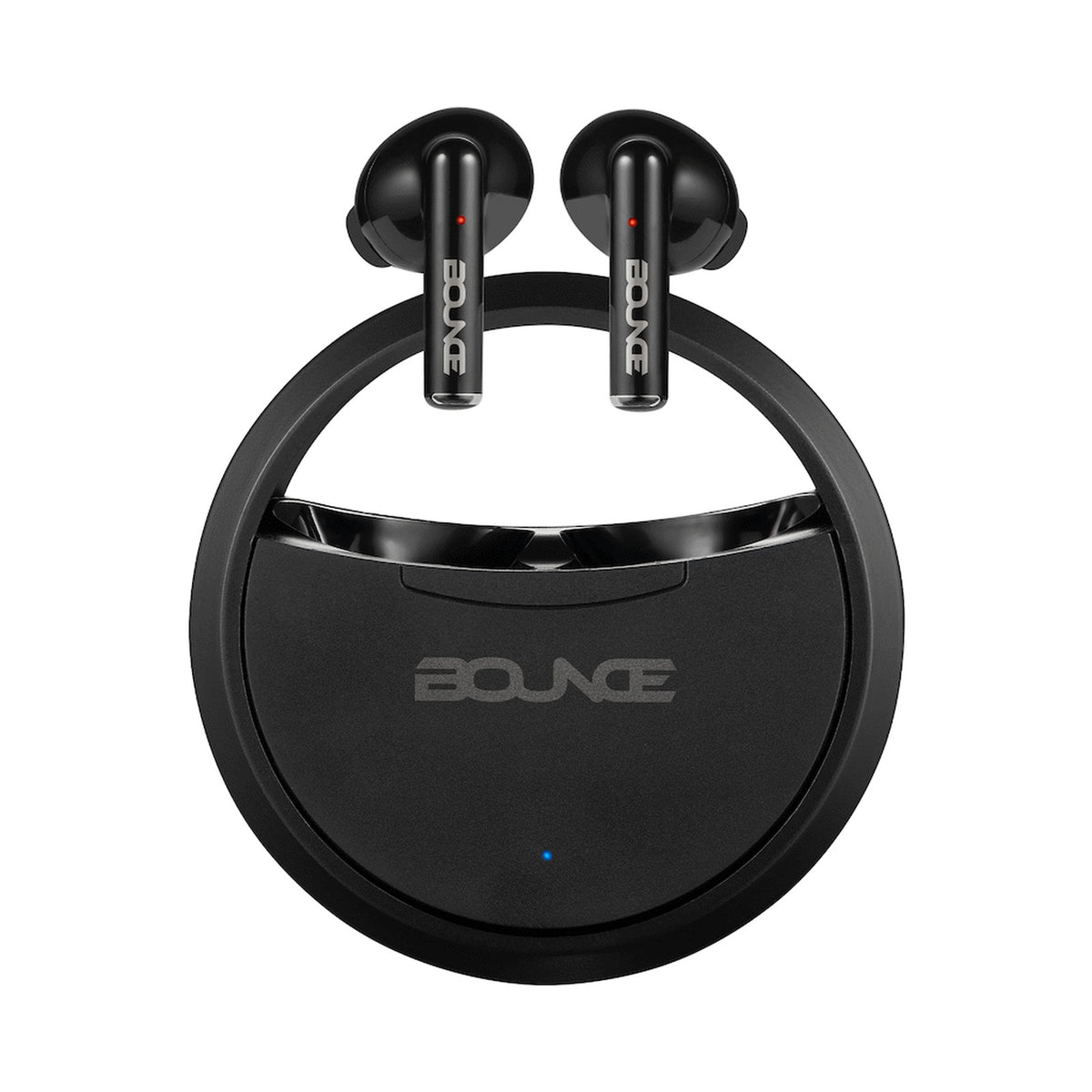 Bounce Proton Series True Wireless Earphones with Charging Case - Black