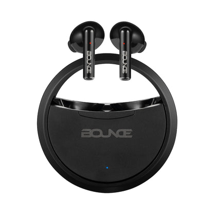 Bounce Proton Series True Wireless Earphones with Charging Case - Black