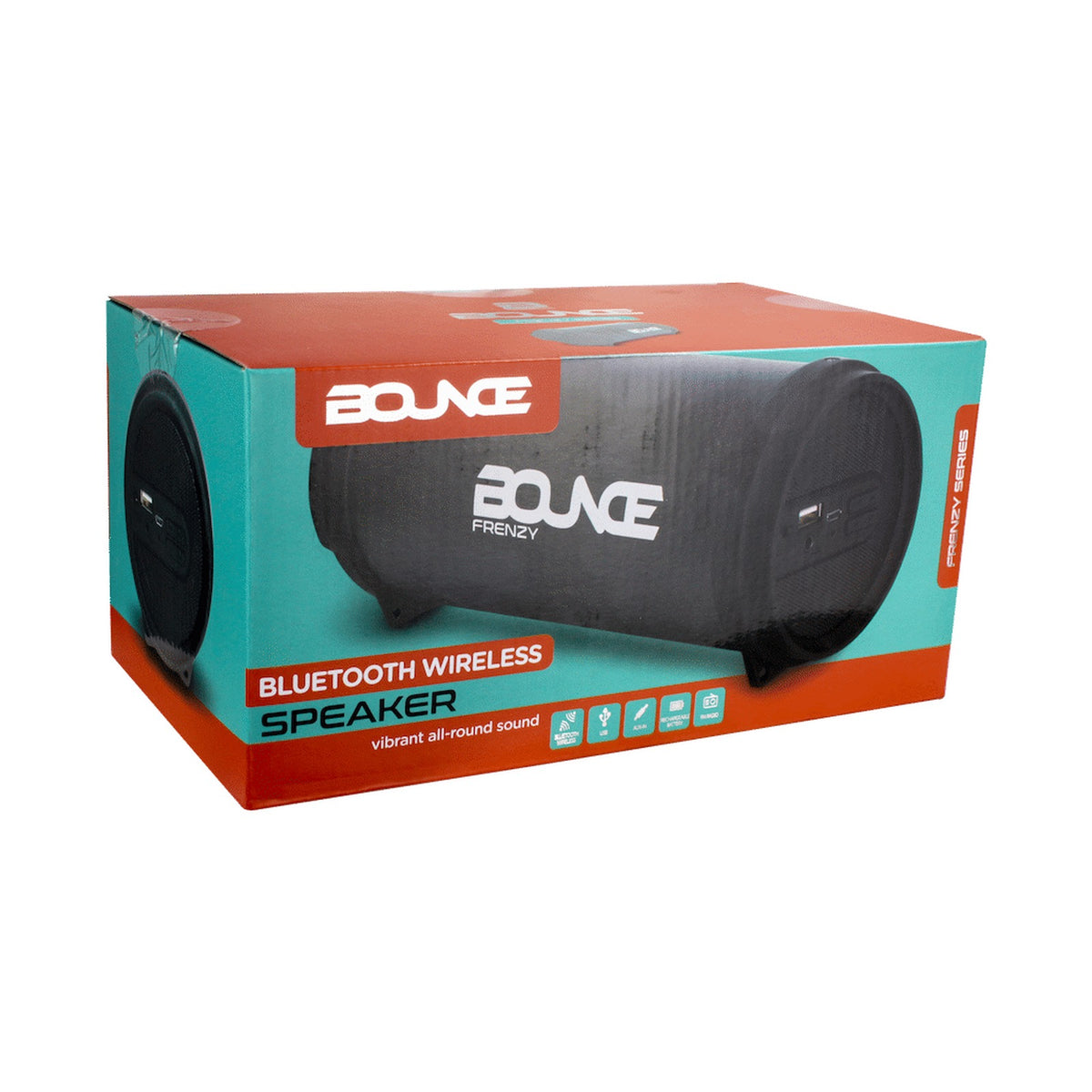 Bounce Frenzy Series Mini Tube BT Speaker - Black (Replaces Turbo)