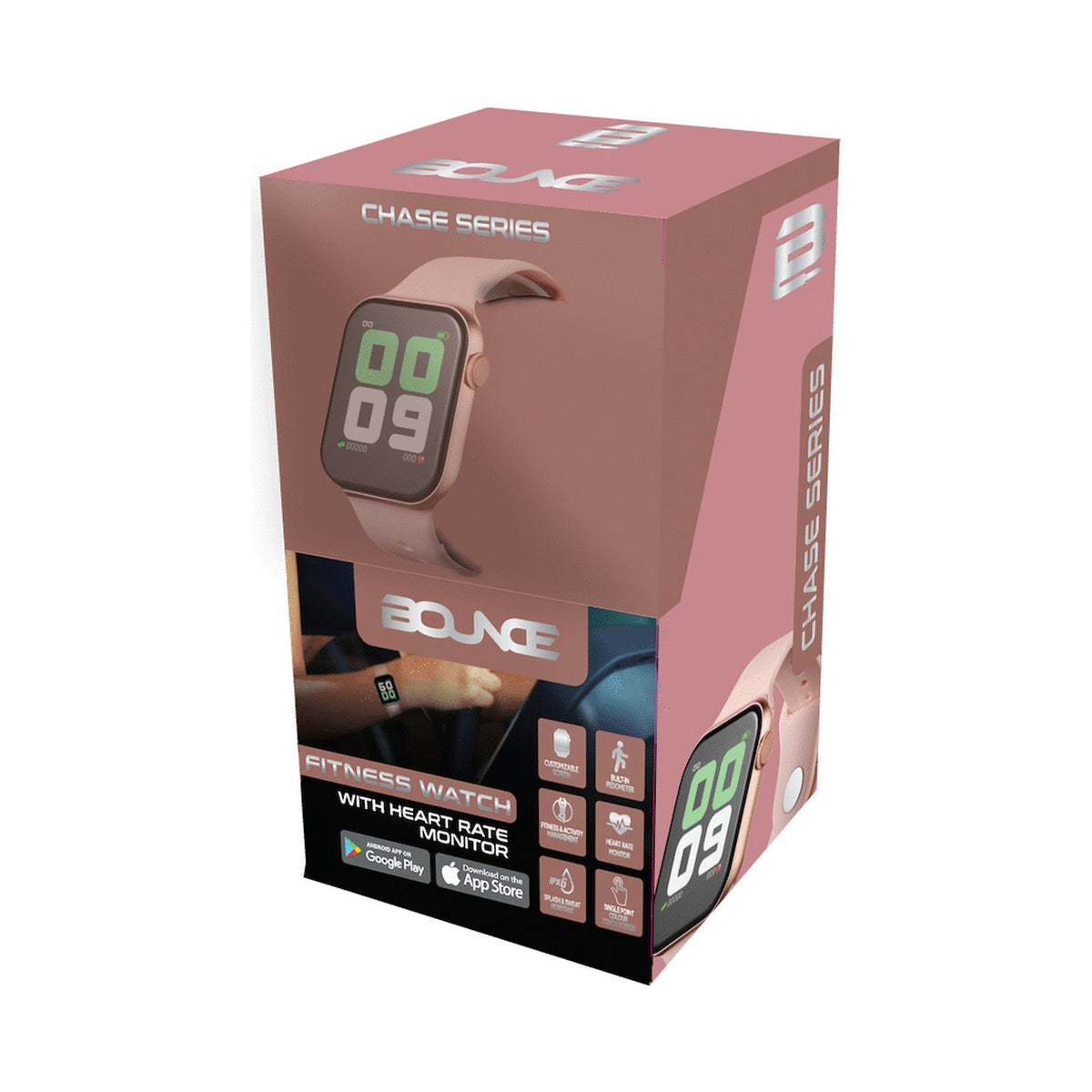 Bounce Chase Series Fitness Watch - Gold