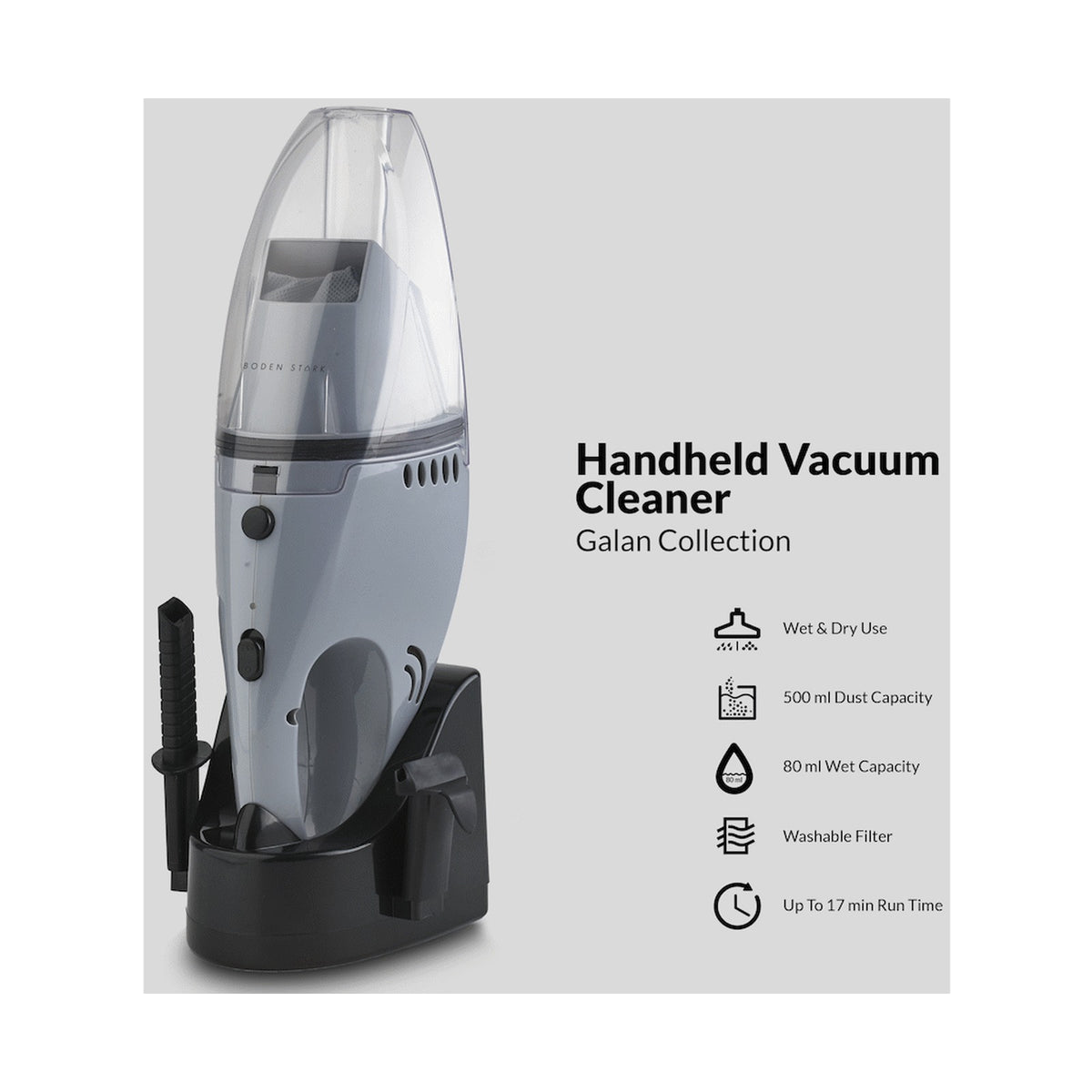 Boden Stark Handheld Vacuum Cleaner