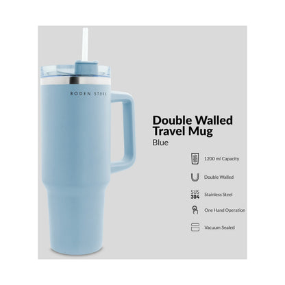 Boden Stark 1200ml Travel Mug - Blue