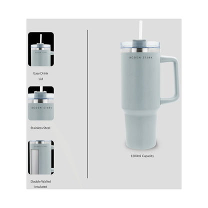 Boden Stark 1200ml Travel Mug - Grey