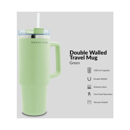 Boden Stark 1200ml Travel Mug Green