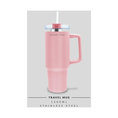 Boden Stark 1200ml Travel Mug - Pink