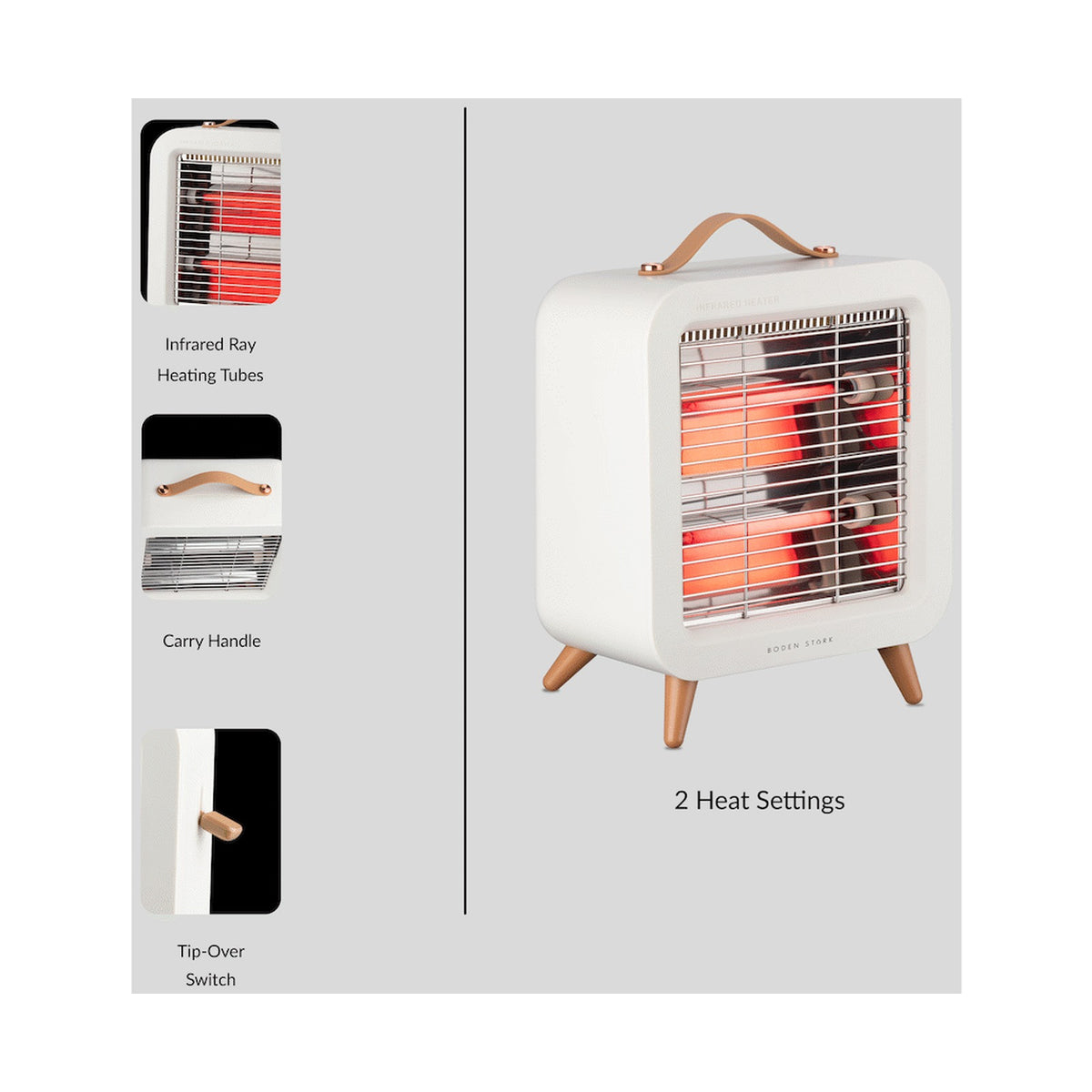 Boden Stark Infrared Bar Heater