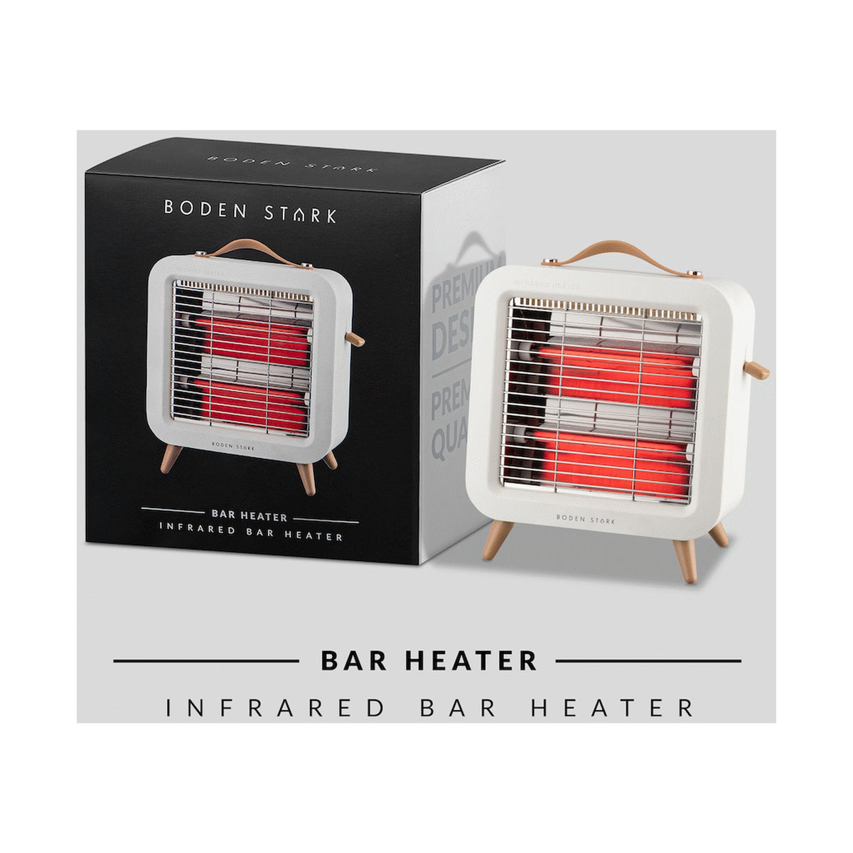 Boden Stark Infrared Bar Heater