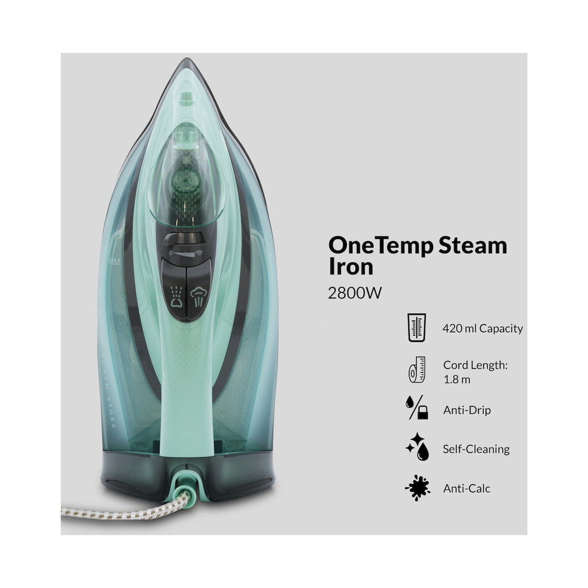 Boden Stark 2800w OneTemp Steam Iron