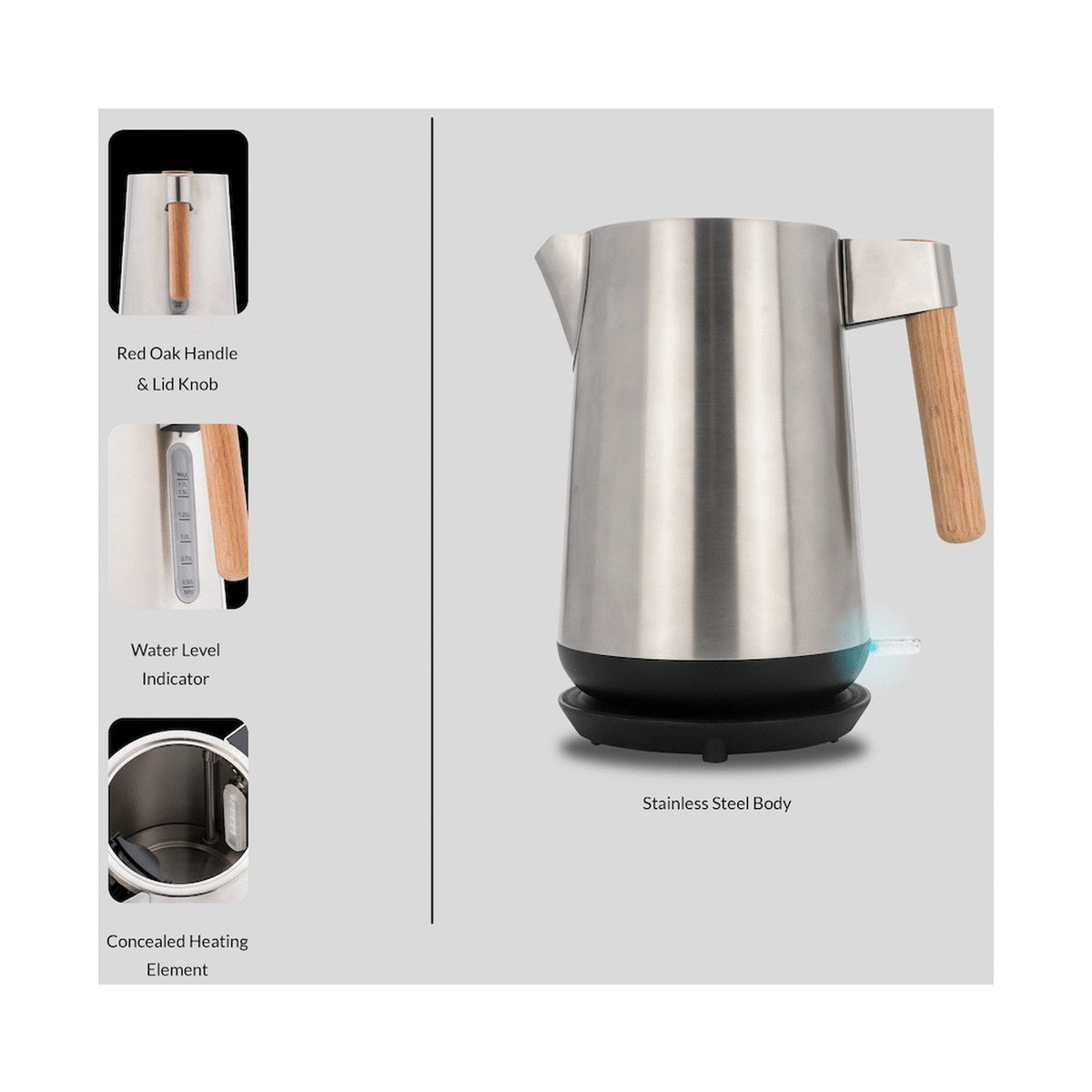 Boden Stark Anson Collection 1.7l 2000w SS Kettle