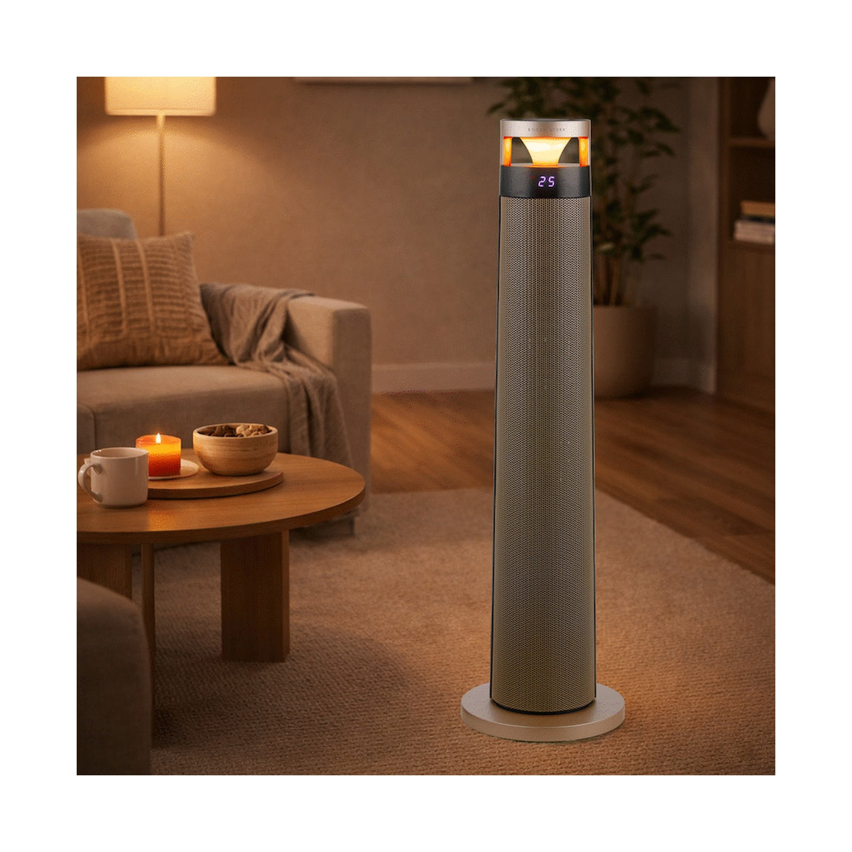 Boden Stark Tower Heater Night Light - Champagne