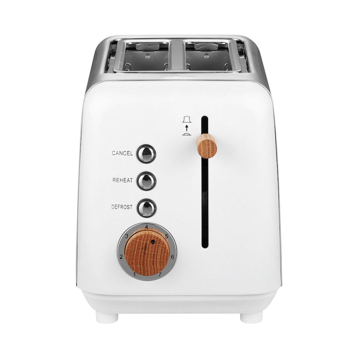 Boden Stark Anson Collection 2 Slice SS Toaster - White
