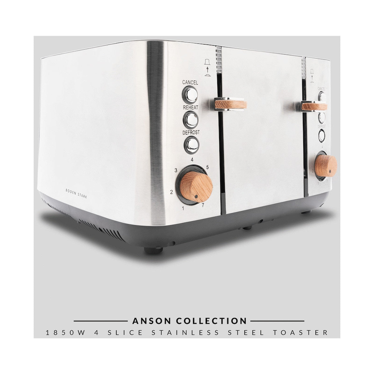 Boden Stark Anson Collection 4-Slice SS Toaster