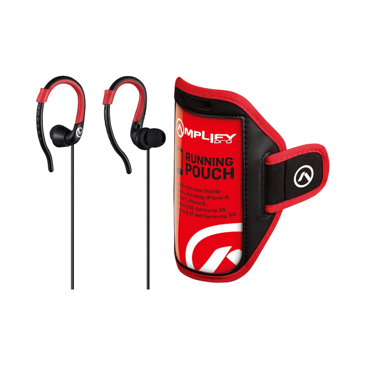 Amplify 2-IN-1 Bundle Jogger series earphones with pouch