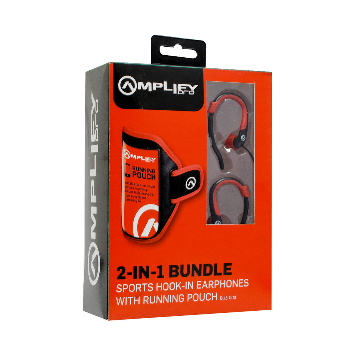 Amplify 2-IN-1 Bundle Jogger series earphones with pouch