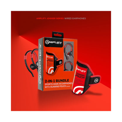 Amplify 2-IN-1 Bundle Jogger series earphones with pouch