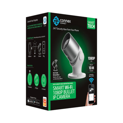 Smart Wi-Fi 1080P Bullet IP Camera - Outdoor