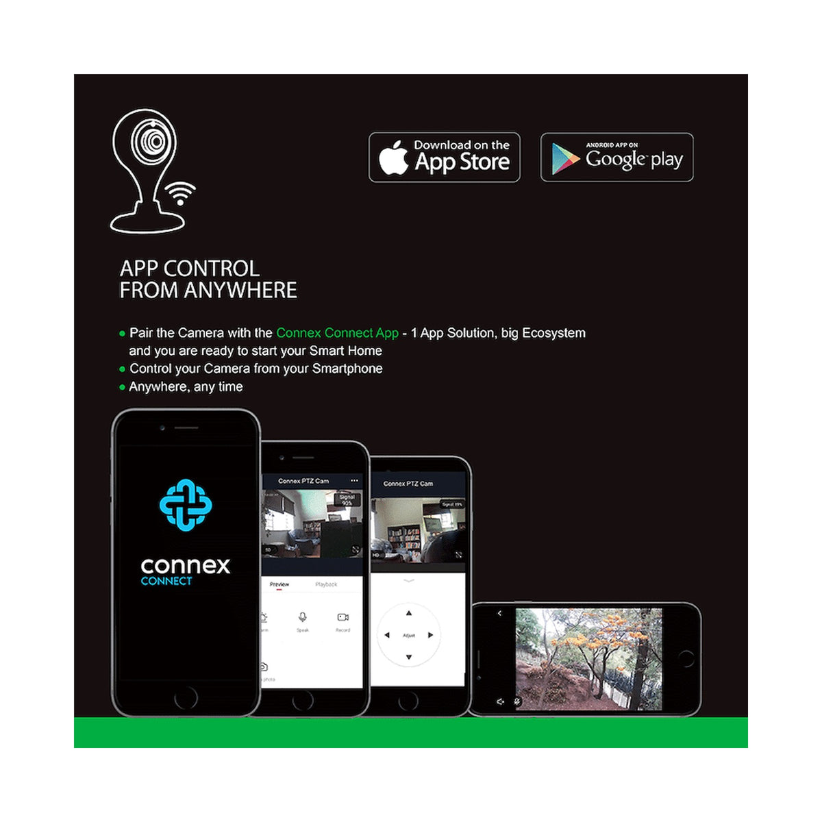 Smart Wi-Fi 720p IP Camera - Indoor - Twin Pack