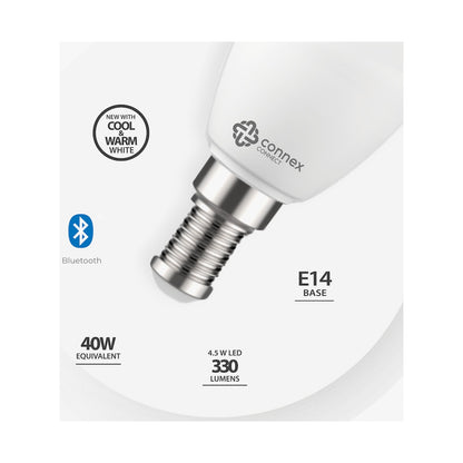 Smart WiFi Bulb 4.5W LED White Candle Bayonet