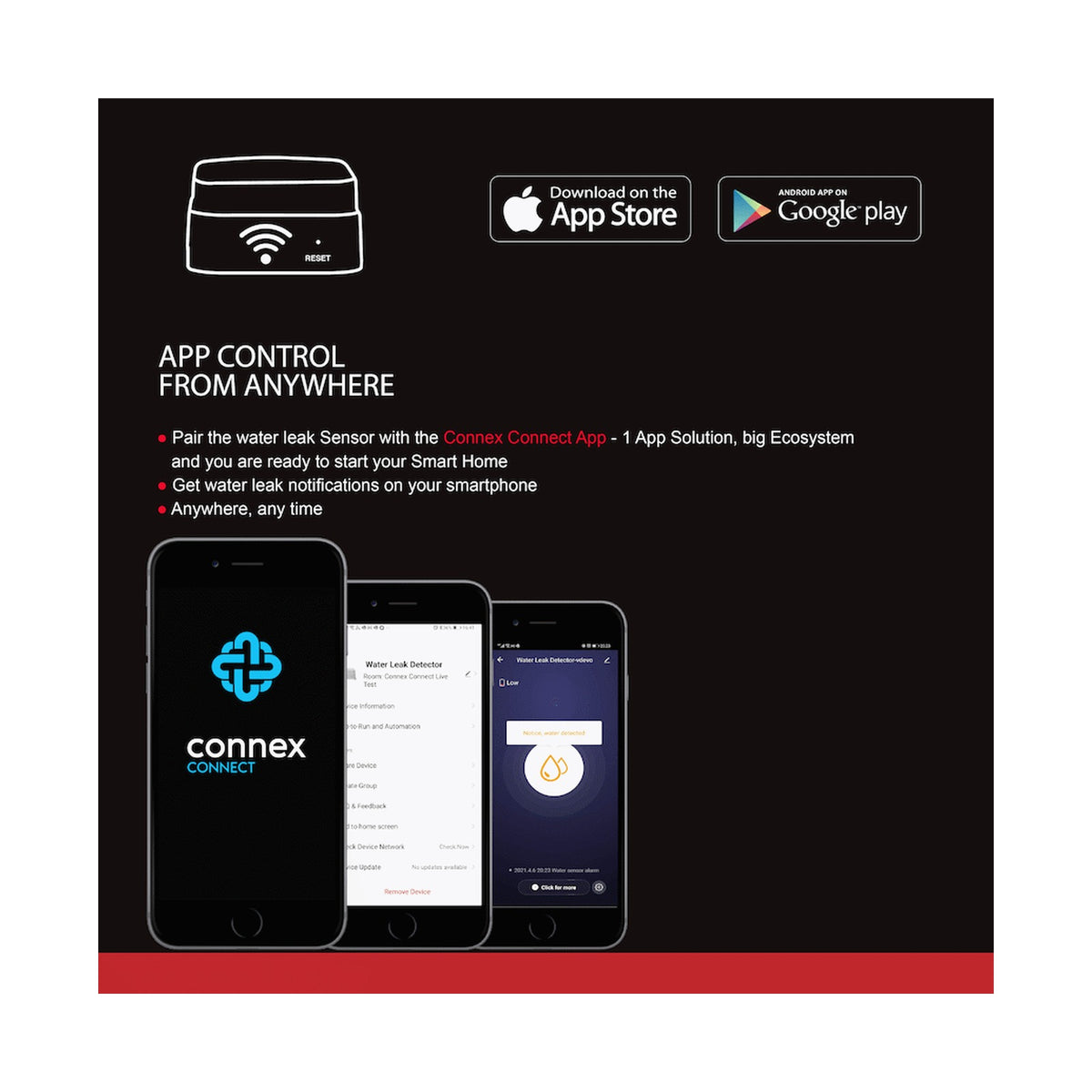 Smart Wi-Fi Water Leak Sensor
