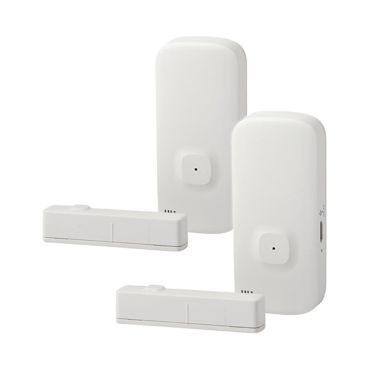 Smart Wi-Fi Door Window Sensor Rechargeable Twin Pack