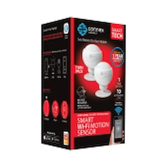 Smart WiFi Motion Sensor Recharge Twin Pack