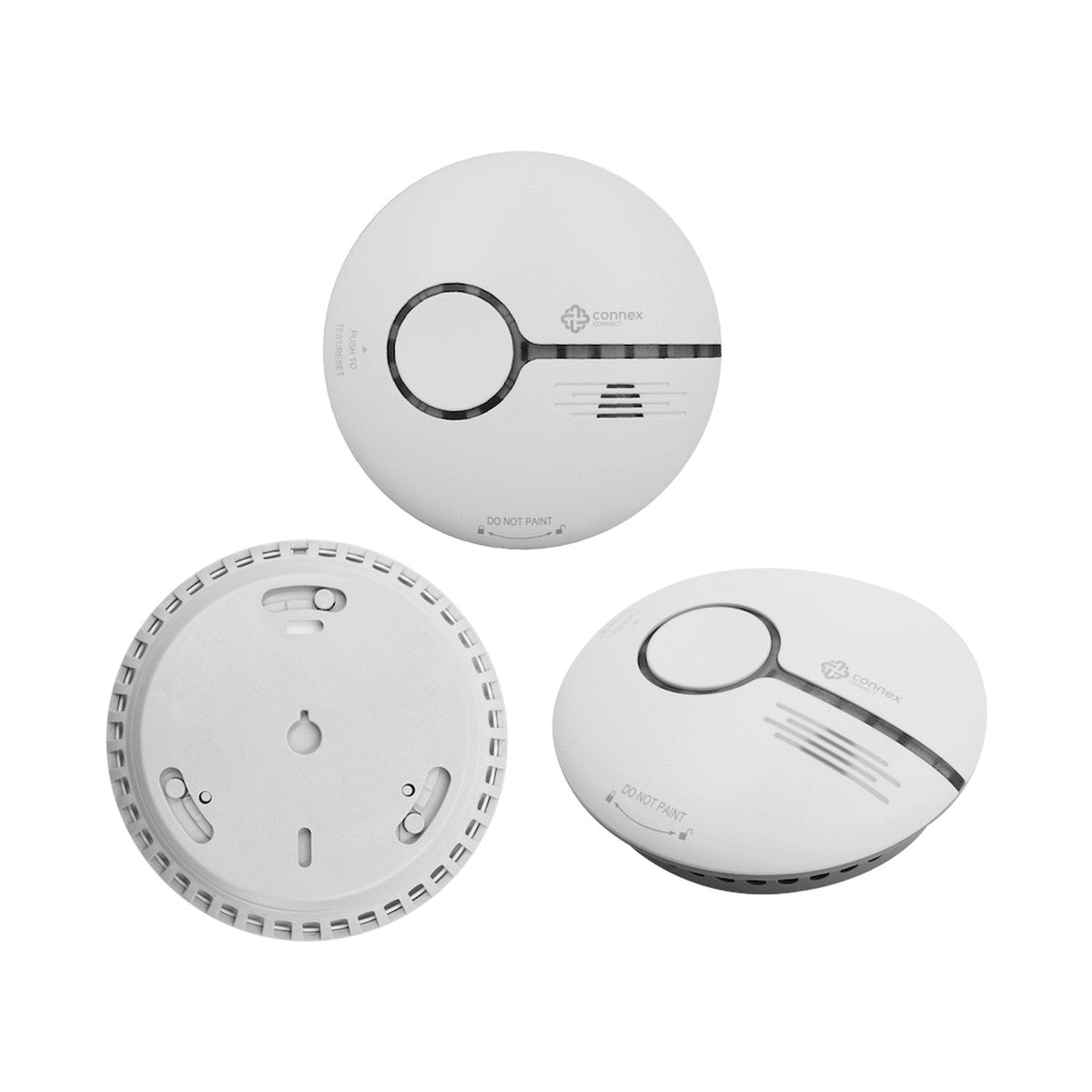 Smart Wi-Fi Smoke Detector Alarm Twin Pack