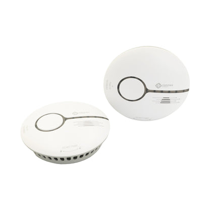 Smart Wi-Fi Smoke Detector Alarm Twin Pack