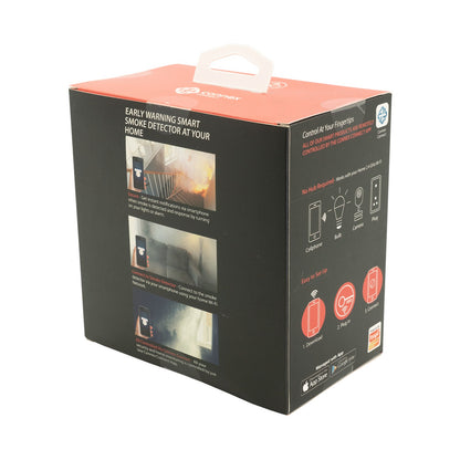Smart Wi-Fi Smoke Detector Alarm Twin Pack