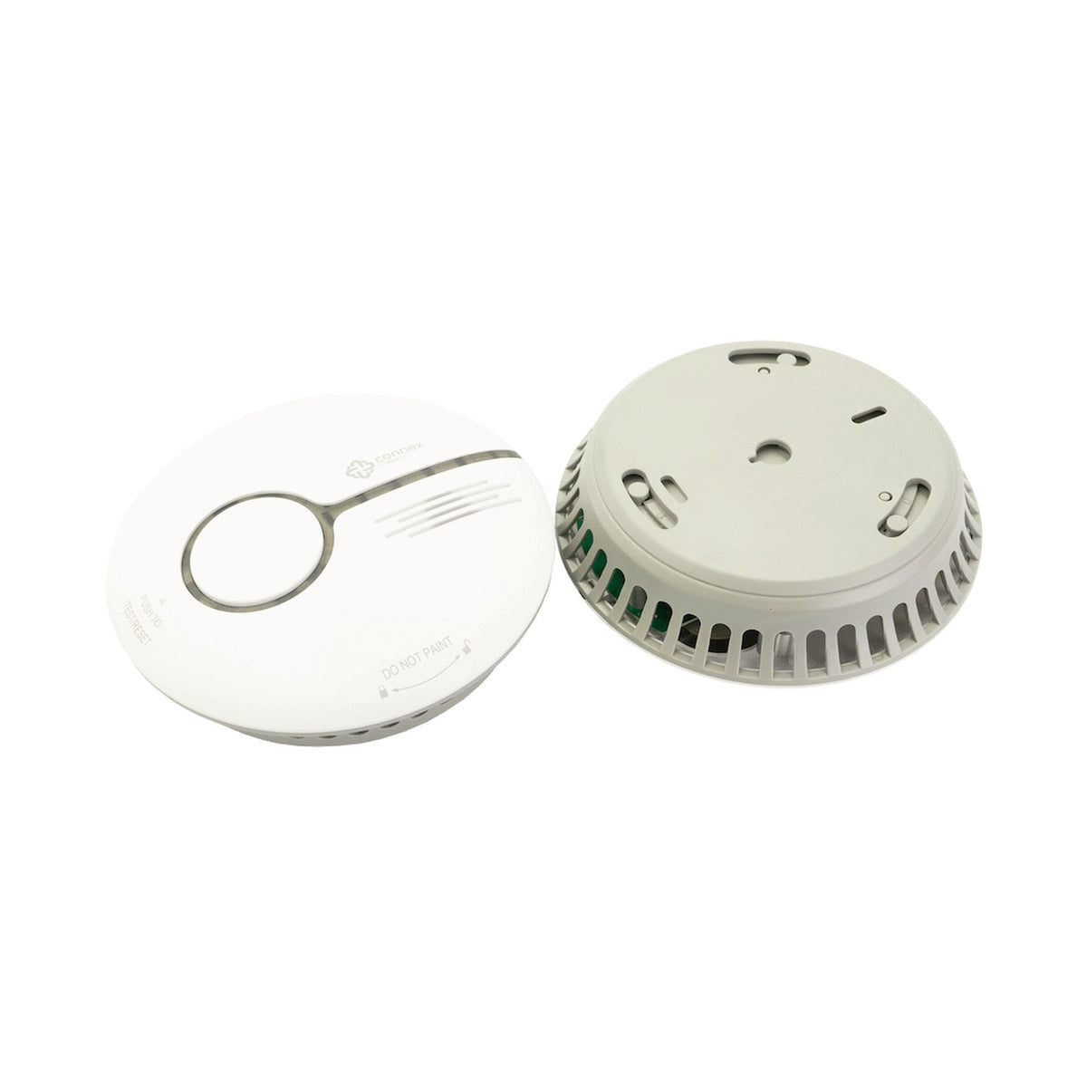 Smart Wi-Fi Smoke Detector Alarm Twin Pack