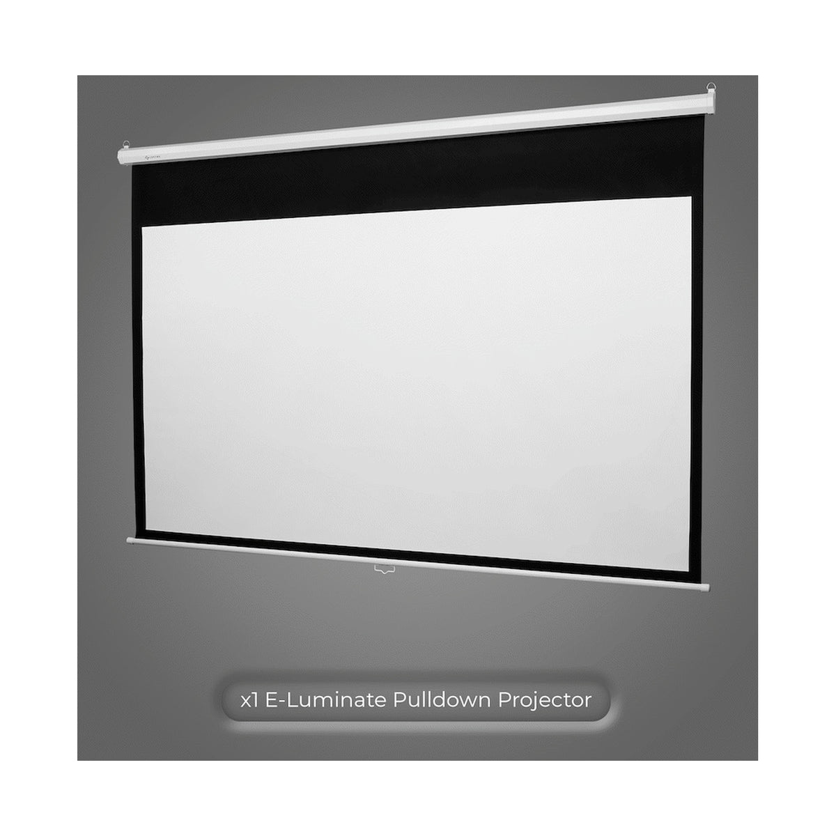 Connex E-Luminate Pull-Down Projector Screen 100in - 16:9