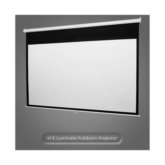 Connex E-Luminate Pull-Down Projector Screen 100in - 16:9