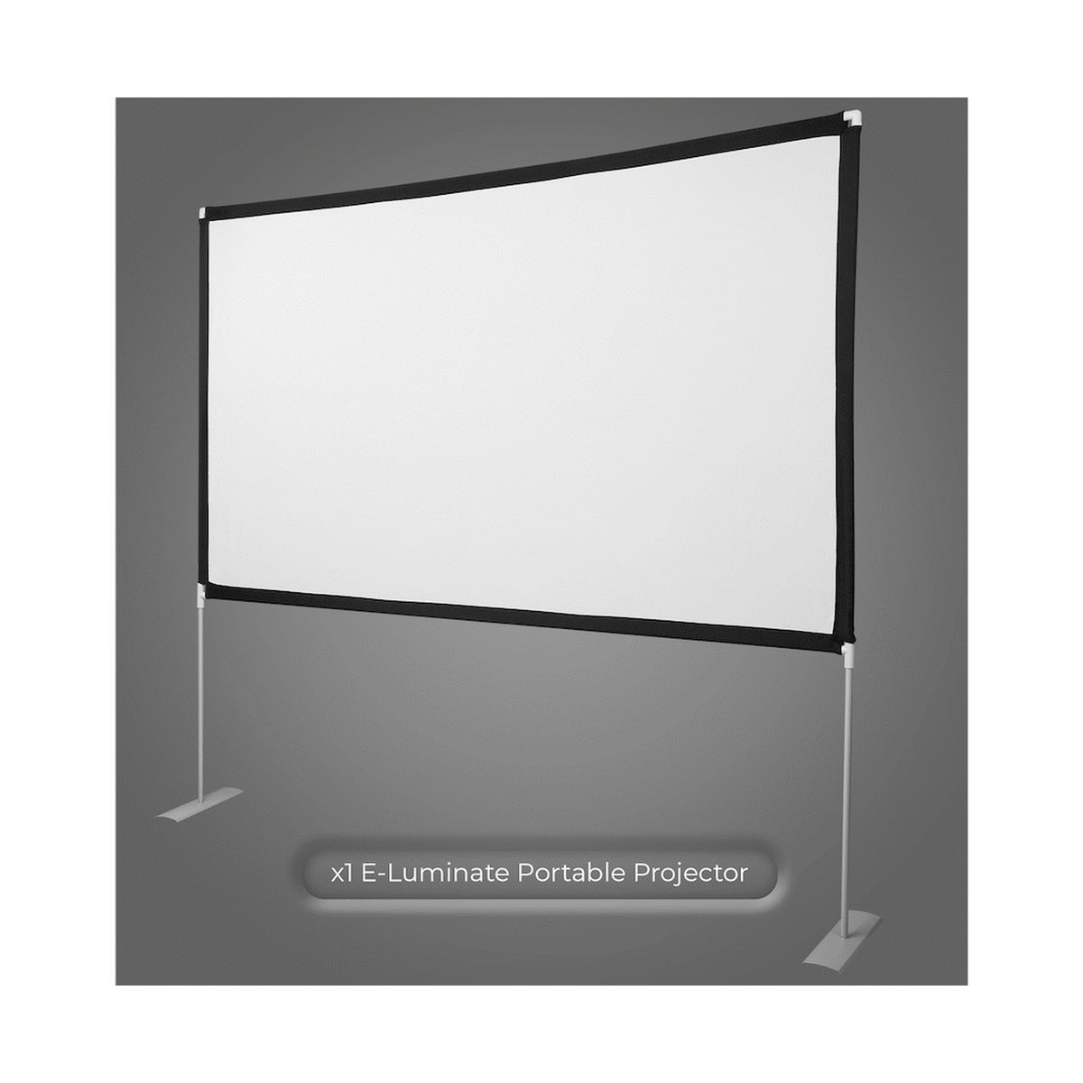 Connex E-Luminate Portable Projector Screen 100" - 16:9