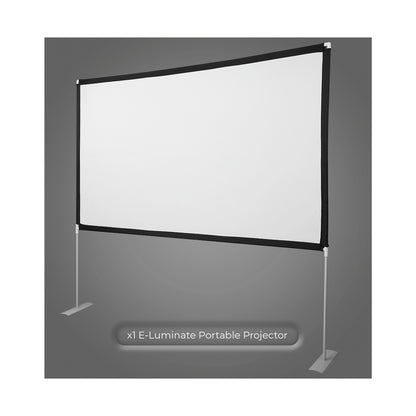 Connex E-Luminate Portable Projector Screen 100" - 16:9