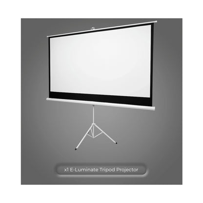 Connex E-Luminate Tripod Projector Screen 100'' - 16:9