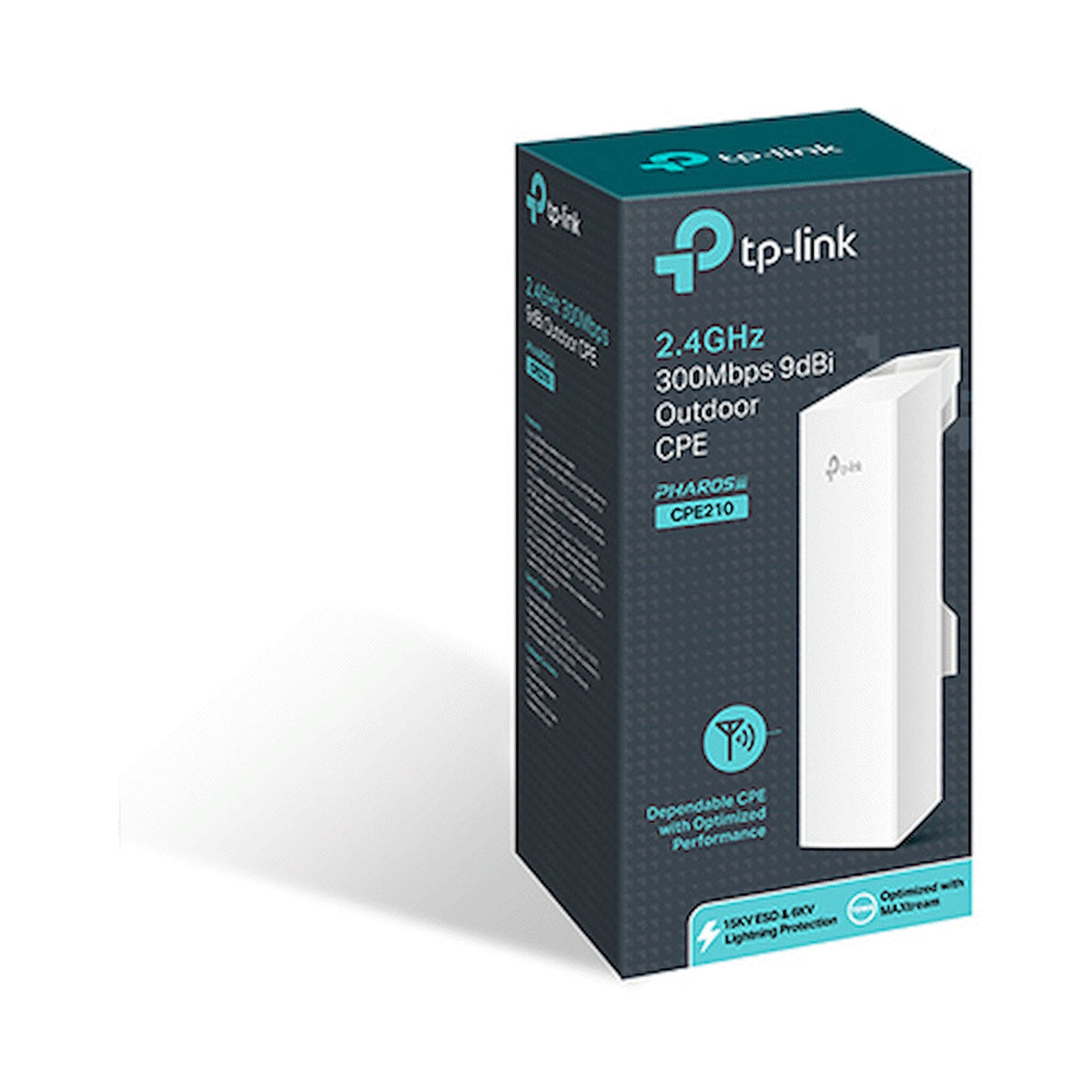 TP-Link CPE210 2.4ghz 300mbps 9dbi Outdoor CPE