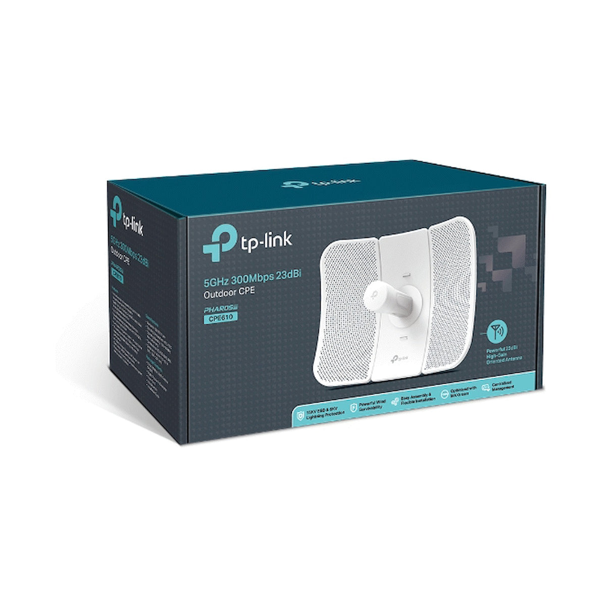 TP-Link CPE610 5GHz 300Mbps 23dBi Outdoor CPE