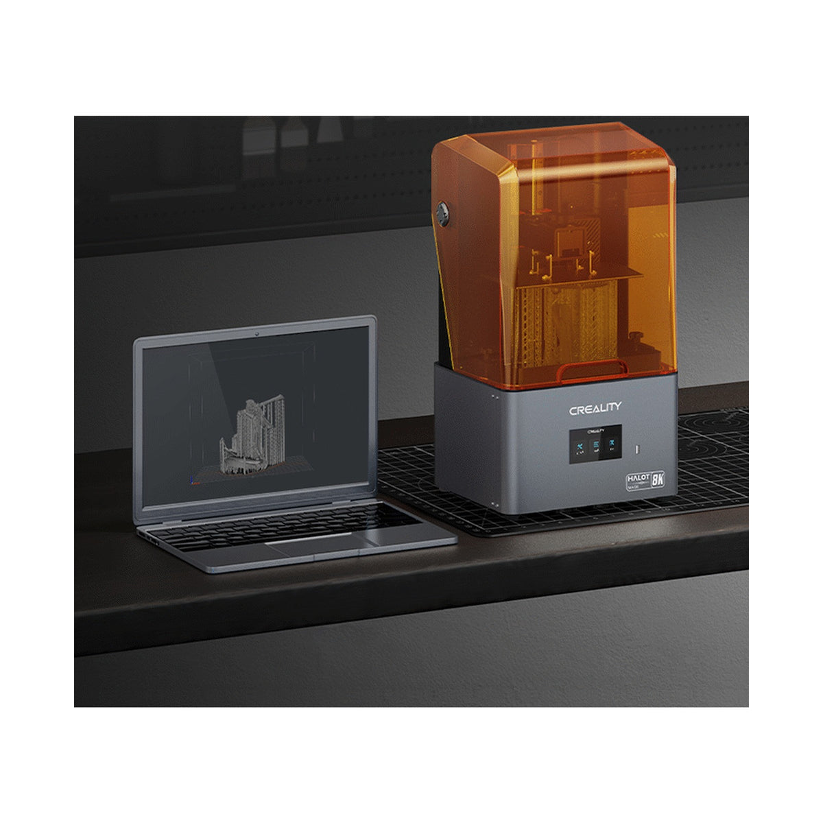 Creality Halot Mage 8K Resin 3D Printer 228x128x230