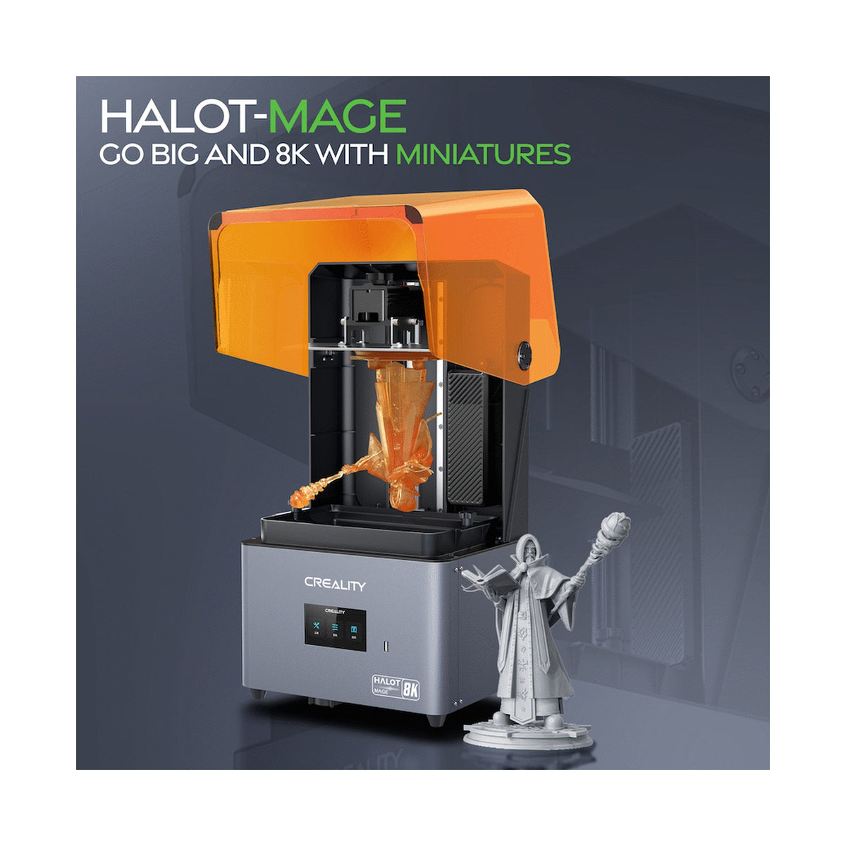 Creality Halot Mage 8K Resin 3D Printer 228x128x230