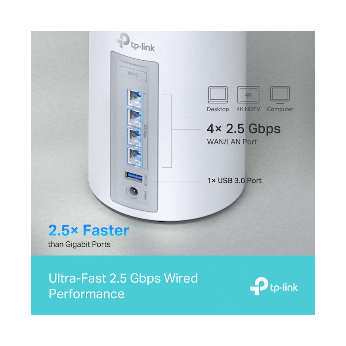 TP-Link Deco BE65 (2-Pack) BE9300 Whole Home Mesh Wi-Fi 7 System