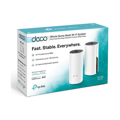 TP-Link Deco M4 (2-Pack) AC1200 Whole-Home Mesh Wi-Fi System
