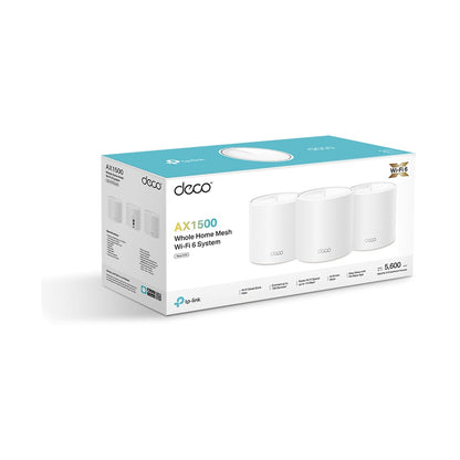 TP-Link Deco X10 (3-Pack) AX1500 Whole-Home Mesh Wi-Fi 6 System (Tri-Band)
