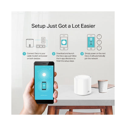 TP-Link Deco X20 (3-Pack) AX1800 Whole-Home Mesh Wi-Fi 6 System