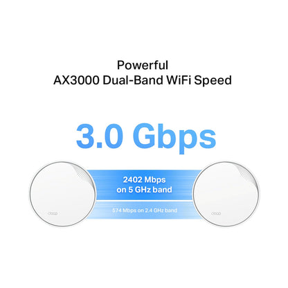 TP-Link Deco X50-POE (1-Pack) AX3000 Whole Home Mesh Wi-Fi 6 System with PoE