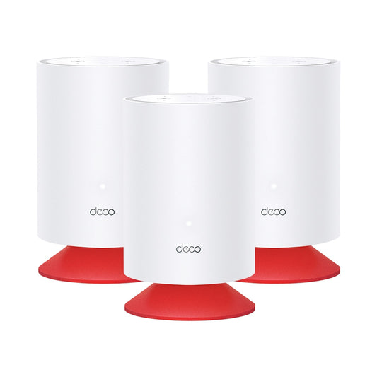 TP-Link Deco VOICEX20 (3-Pack) AX1800 Whole Home Mesh Wi-Fi 6 System with Smart Speaker