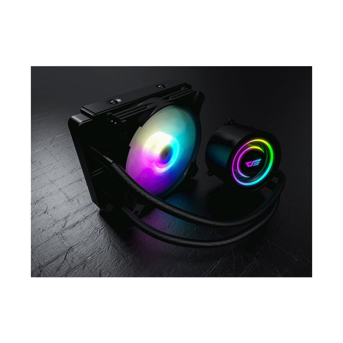darkFlash DX120 V2.6 Liquid CPU Cooler - Black