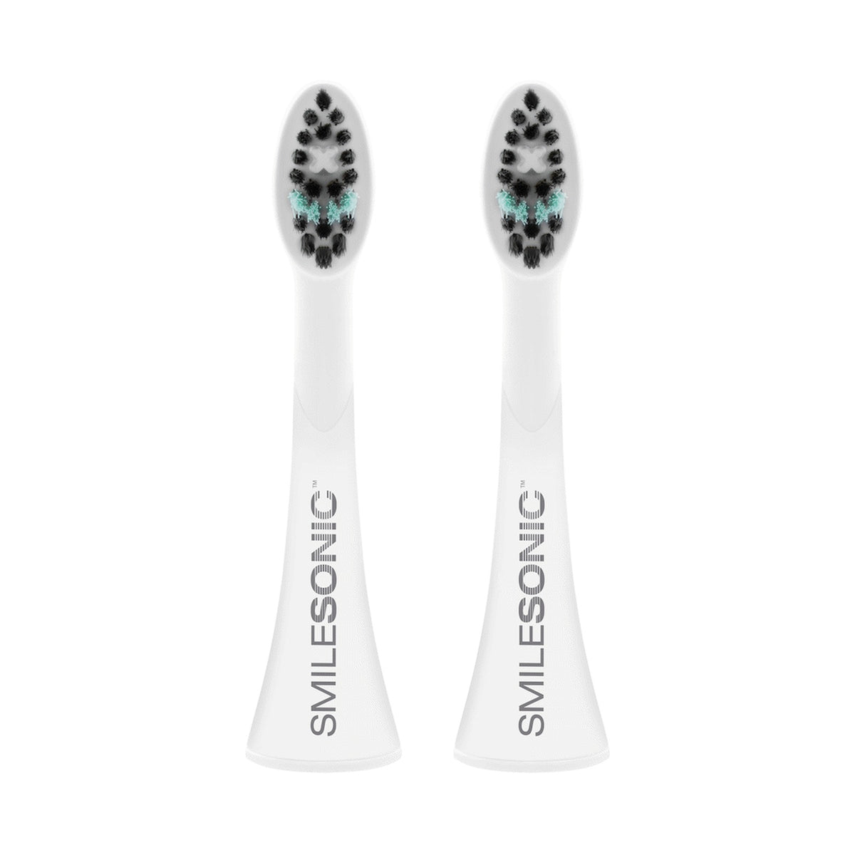 2 Replacement toothbrush heads - White