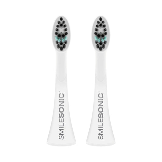2 Replacement toothbrush heads - White