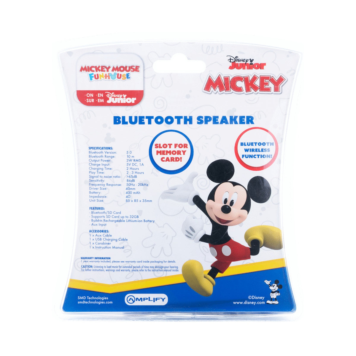 Disney Small Bluetooth Speaker- Mickey