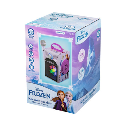 Disney Frozen Classic LED Stars Karaoke Machine with Microphone